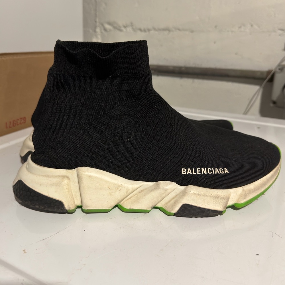 Balenciaga Black and White Men's Shoes